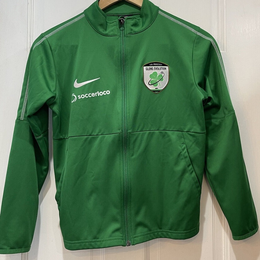 San Francisco Glens Evolution Nike Dri Fit Green Long Sleeve Jacket Youth Medium